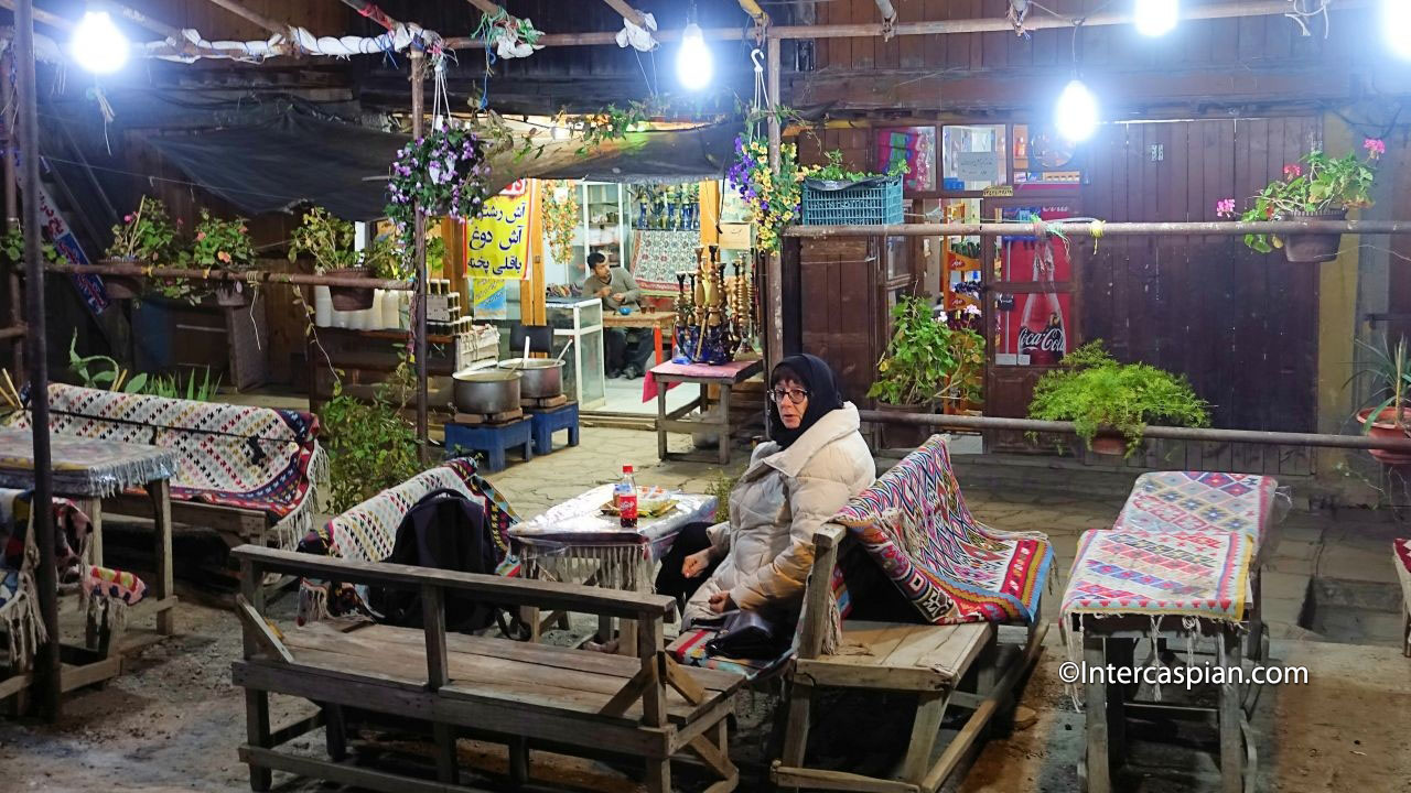 A traditional village restaurant in Masuleh