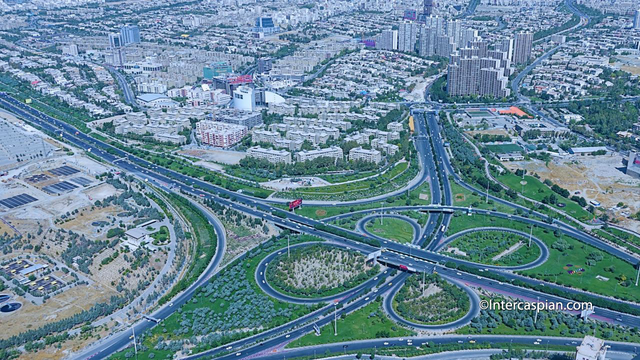 Photo de Téhéran vu d'en haut