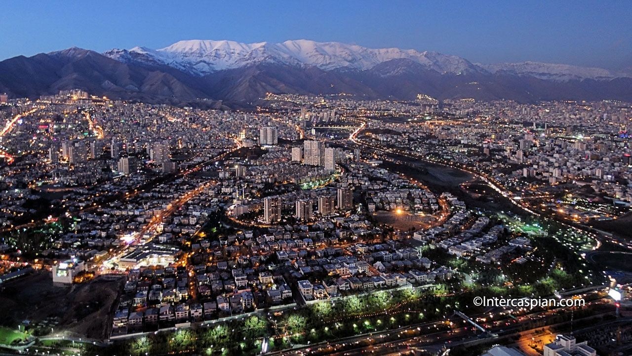 Photo of Tehran at night