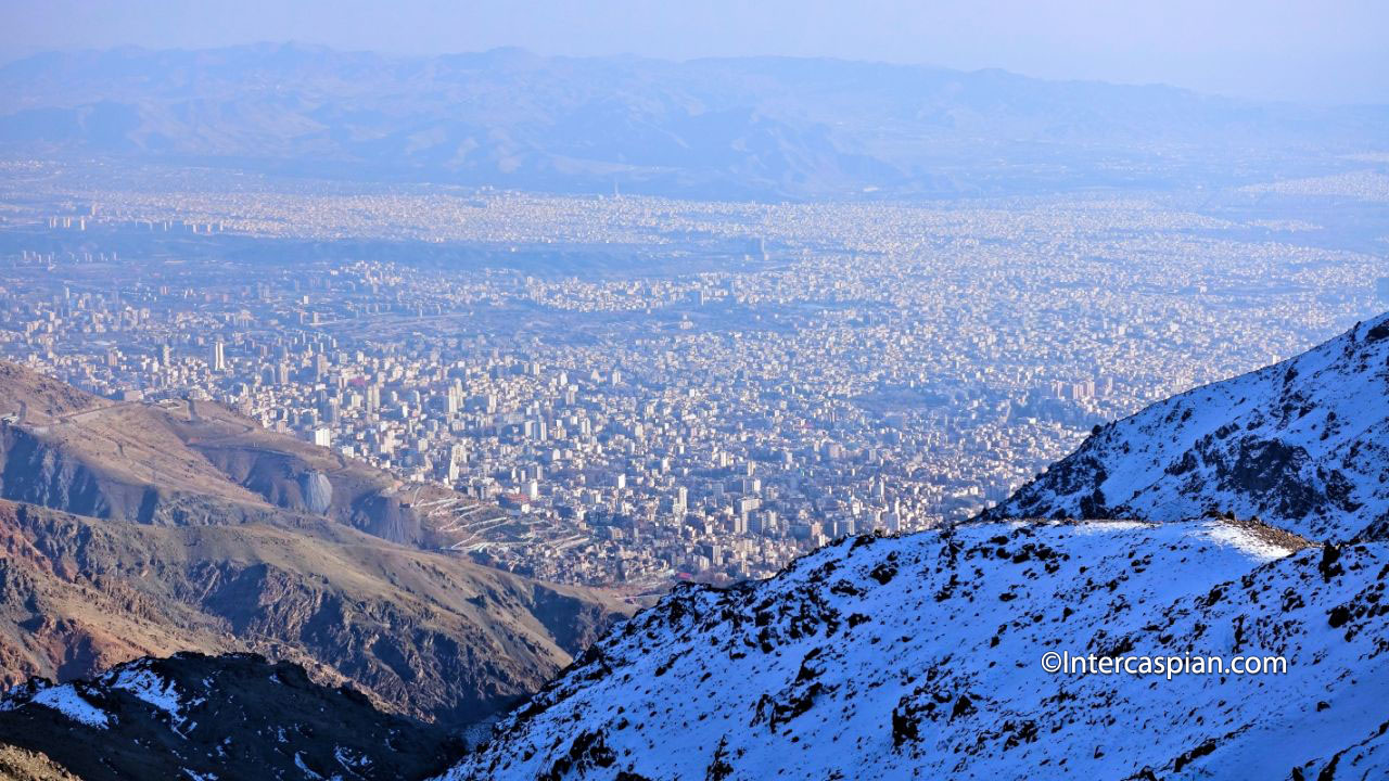 Photo de Téhéran depuis Tochal, Téhéran